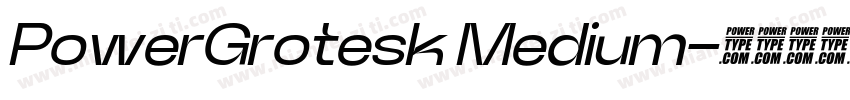 PowerGrotesk Medium字体转换